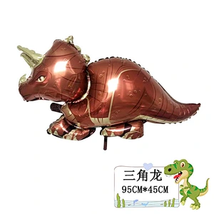 wholesale Adult Toys New Toys animal Dinosaur theme balloons kids birthday party foil dinosaur Balloons