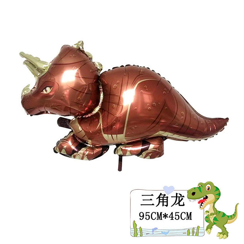 wholesale Adult Toys New Toys animal Dinosaur theme balloons kids birthday party foil dinosaur Balloons
