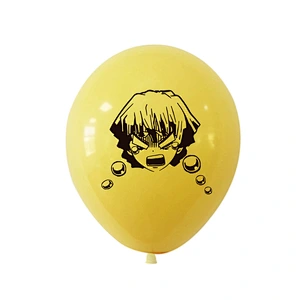Demon Slayer Latex Balloons  with Conffeti Latex Balloon Birthday Party Decorations for Girls Women