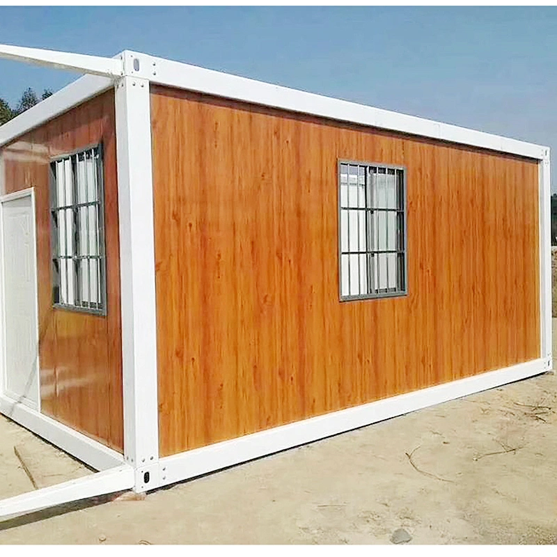 Oficina de la casa del contenedor plegable moderno de lujo de 20 pies de derribo