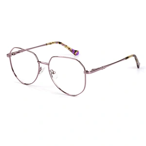 2021 Latest Quality China Wholesale Optical Frame Extra Big Frame Metal Eyeglasses for fashion people