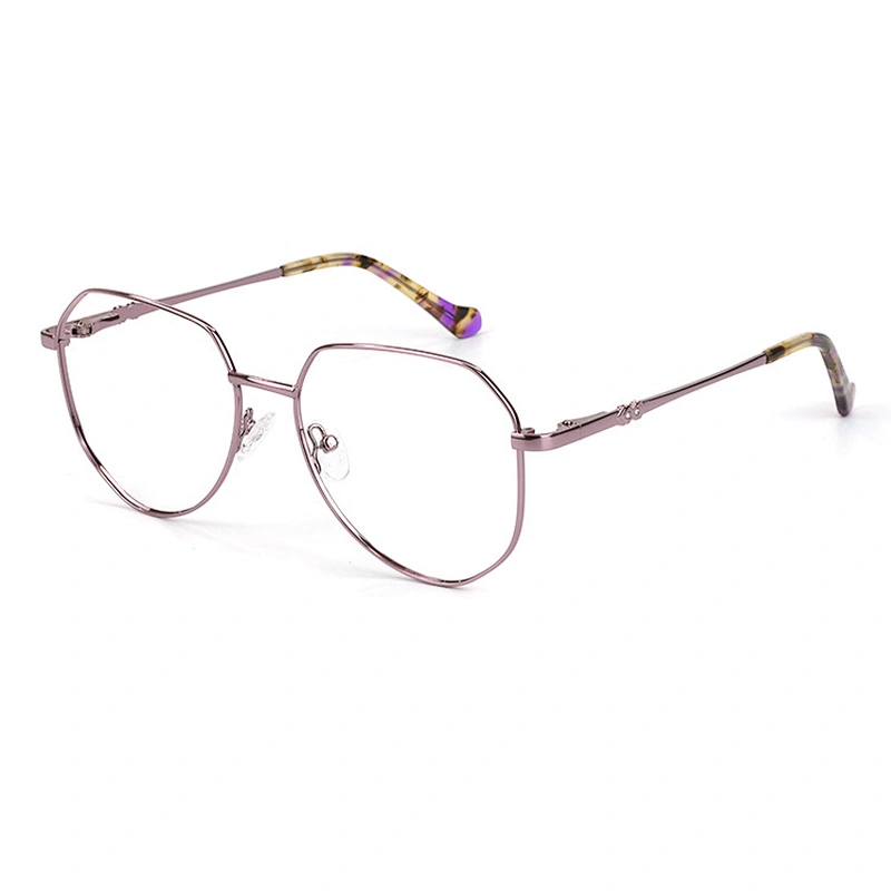 2021 Latest Quality China Wholesale Optical Frame Extra Big Frame Metal Eyeglasses for fashion people