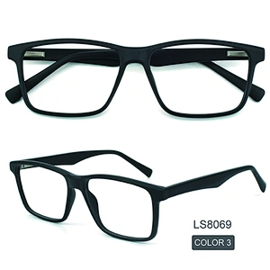 china factory acetate eyeglasses frames wholesale square clean lens optical frame