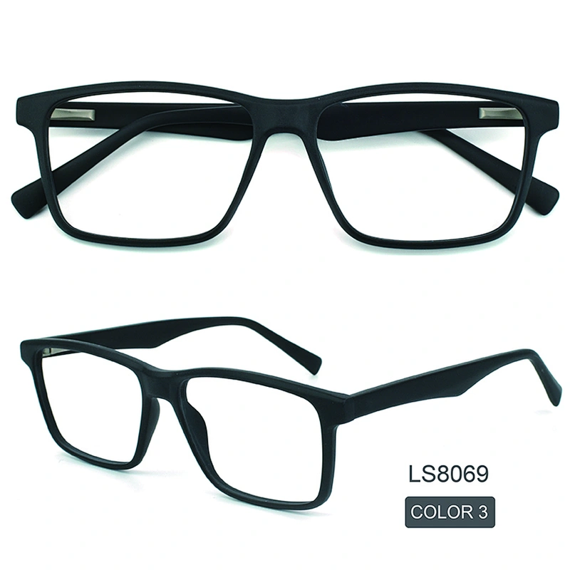 china factory acetate eyeglasses frames wholesale square clean lens optical frame