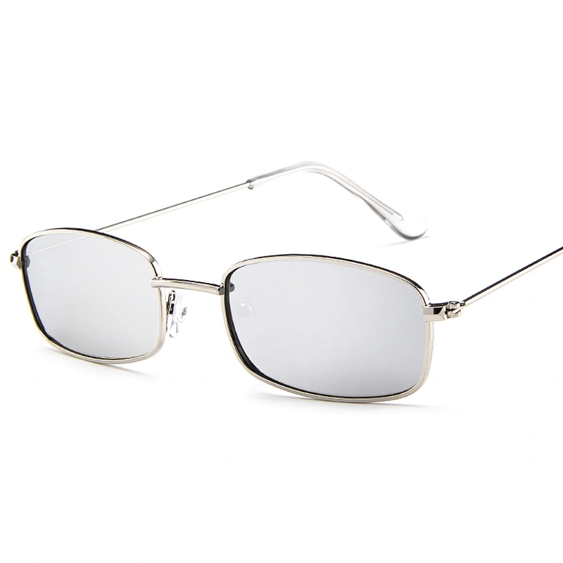 Super hot Eyewear Retro Vintage Sun glasses Cheap Metal Small Retangular Sunglasses