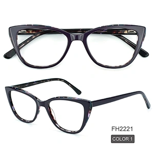 PH2221 Ready Good Fashion Cat Eye Brand Optical Frames Eyeglasses Acetate Glasses