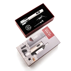 JWS001 4 in 1 Stainless Steel Opener kitchen Accessories Gift Set for Red Wine