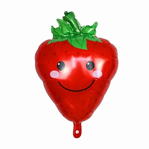 Hot sale fruit theme aluminum foil balloons orange/lemon/bananas/watermelon ect shaped balloon