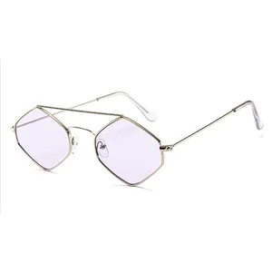 Fashion Men Women Diamond Sharp Sunglasses Clear Yellow Lens Shades UV400 Polycarbonate Shield New 2021