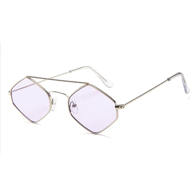 Fashion Men Women Diamond Sharp Sunglasses Clear Yellow Lens Shades UV400 Polycarbonate Shield New 2021