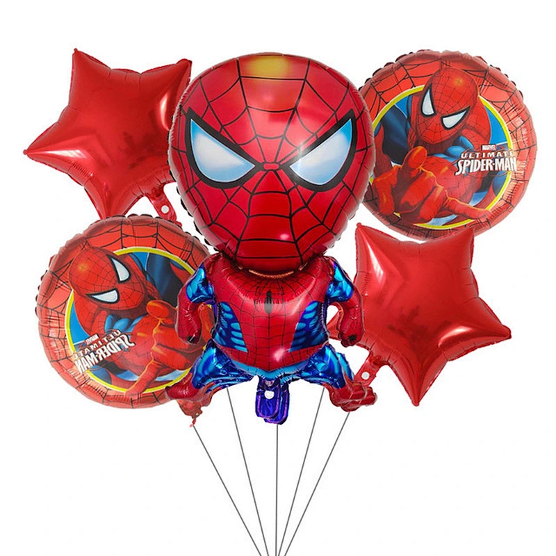 Super Hero Balloon Set Five Piece Party Decoration Supplies Hero Dream Balloon Five Piece Set Suit Balloon