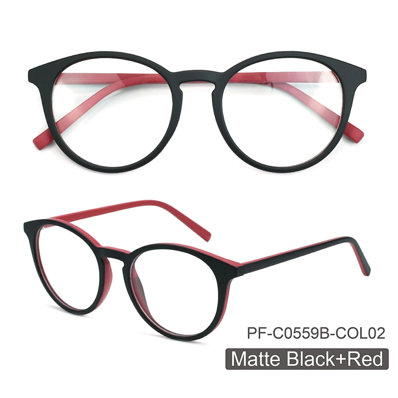 Hot sale Optical Frame Round Eyeglasses Frame Trendy Unisex Designer CP Frame