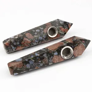 Wholesale high quality natural quartz stone crystal smoking pipes weed accessories