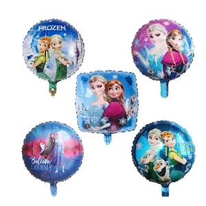 18inch Disney Princess Foil Balloons Elsa Frozen Helium Balloon Birthday Party Balloon Baby Shower Girl Birthday Decorations Kids Toy
