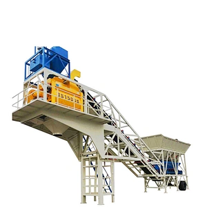 Concrete mixing plant model HZS75