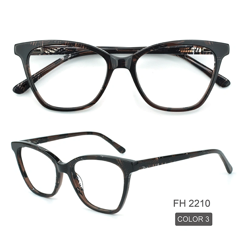 PH2210 Custom Printing Logo Colorful Eyewear Optical Frame Eyeglasses Acetate Glasses