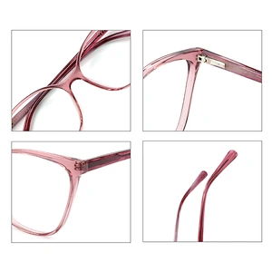 In Stock Ladies Tops Latest Design Fashion Oversized Good Quality Anti Blue Light Computer Eye Glasses