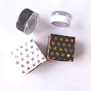 Custom Printed CBD Wax Oil Concentrate jar paper box Container glass Dab Jar packaging box