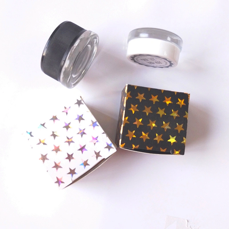 Custom Printed CBD Wax Oil Concentrate jar paper box Container glass Dab Jar packaging box
