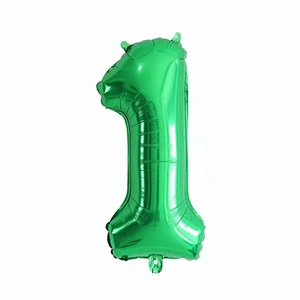 New Design 5pcs Cartoon Cute Dinosaur 30 Inch Number Foil Star Balloon Set
