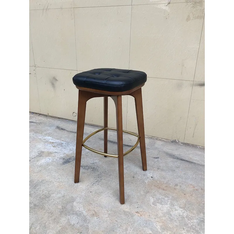 Wood bar stool