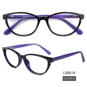 2021Stylish design optic frame women blue light blocking glasses