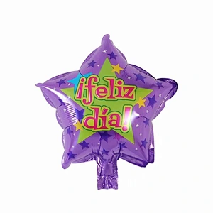 Multi-style 10 inch Spanish Happy Birthday Happy Day Feliz Cumpleanos Feliz Dia Foil Helium Balloons Birthday Party Decorations