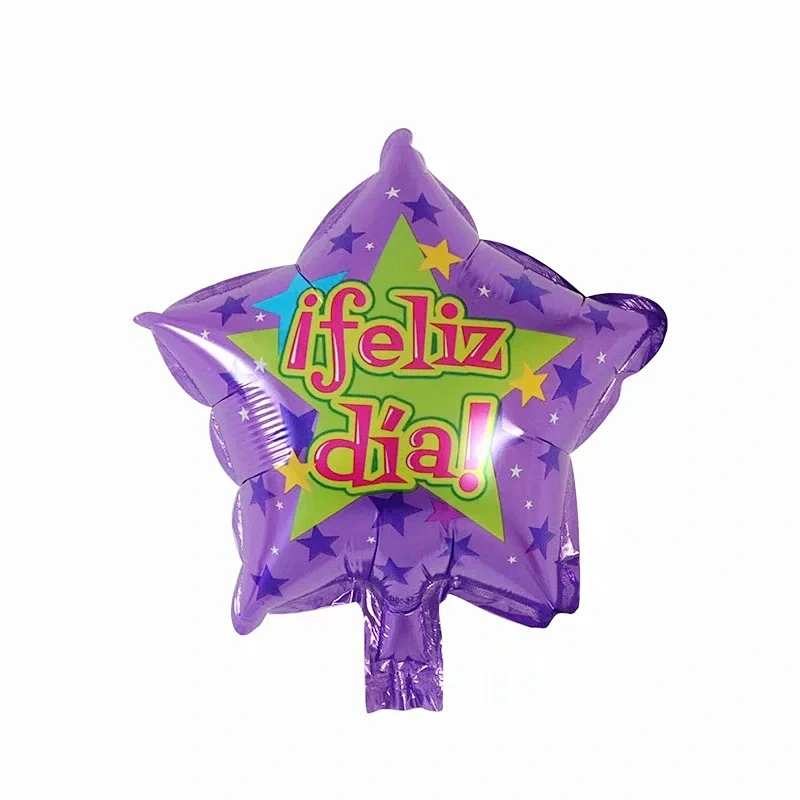 Multi-style 10 inch Spanish Happy Birthday Happy Day Feliz Cumpleanos Feliz Dia Foil Helium Balloons Birthday Party Decorations