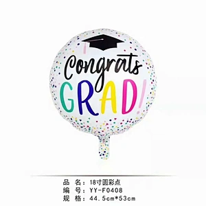 Hot Sale 18 Inch Square Shape Party Decoration Foil Balloon Graduation Balloons Manufactures