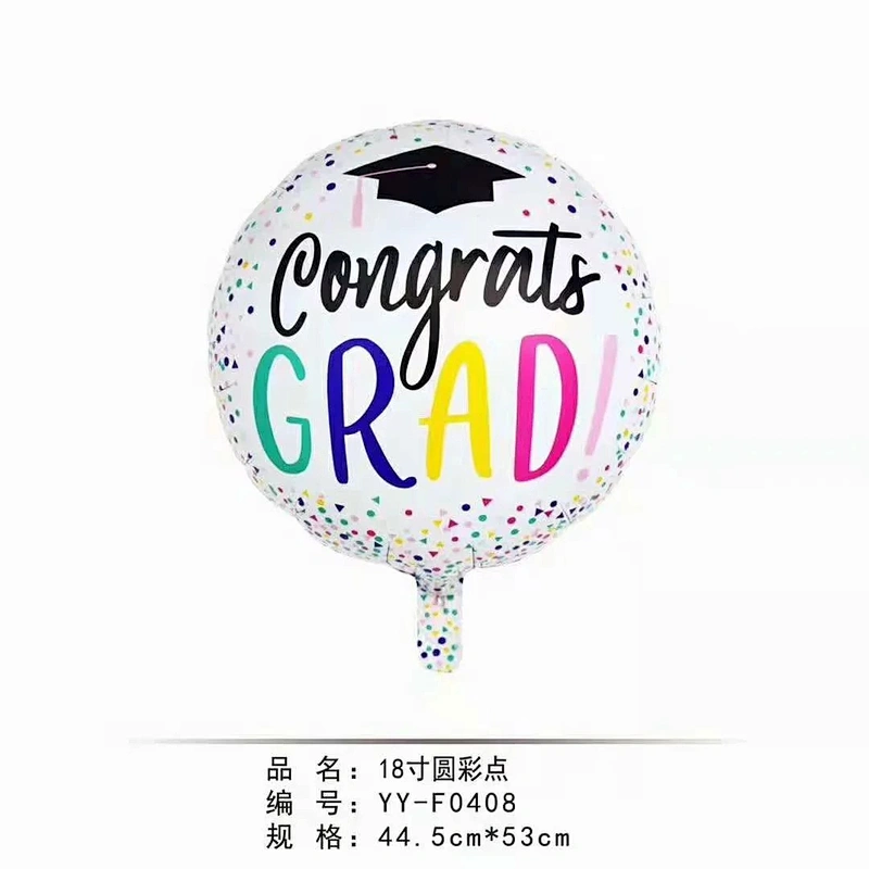 Hot Sale 18 Inch Square Shape Party Decoration Foil Balloon Graduation Balloons Manufactures