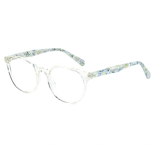 Stylish Round Transparent Glasses Computer Blue Light Blocking Cheap Glasses Women