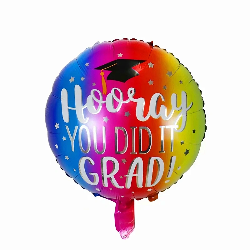 Hot Selling 18 Inch Graduation Foil Balloon Congrats Grad Helium Globos For Celebrating Graduation Party Decoration