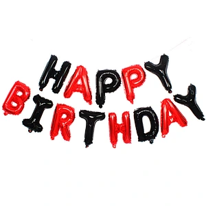Cartoon Mickey Minnie Head Foil Balloon Set Happy Birthday Banner For Children's Birthday Party Decoration Supplies