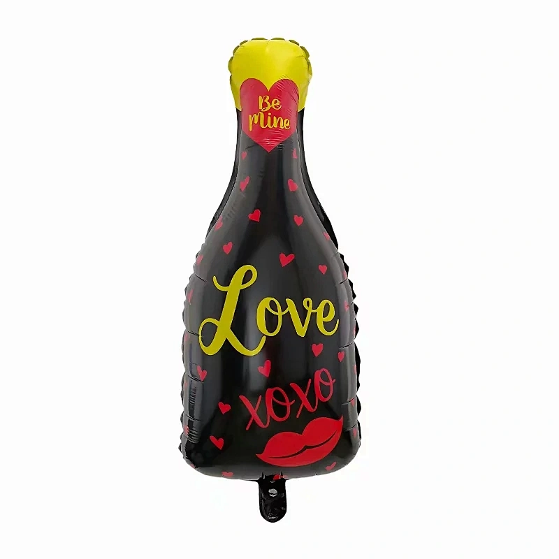 Champagne Bottle Globos Whiskey Aluminum Foil Helium Balloon For Wedding Party Decoration Birthday Balloon