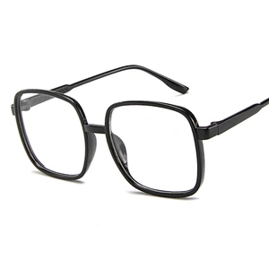 Factory promotion sale men and women new fashion big shades over size dazzling sunglasses