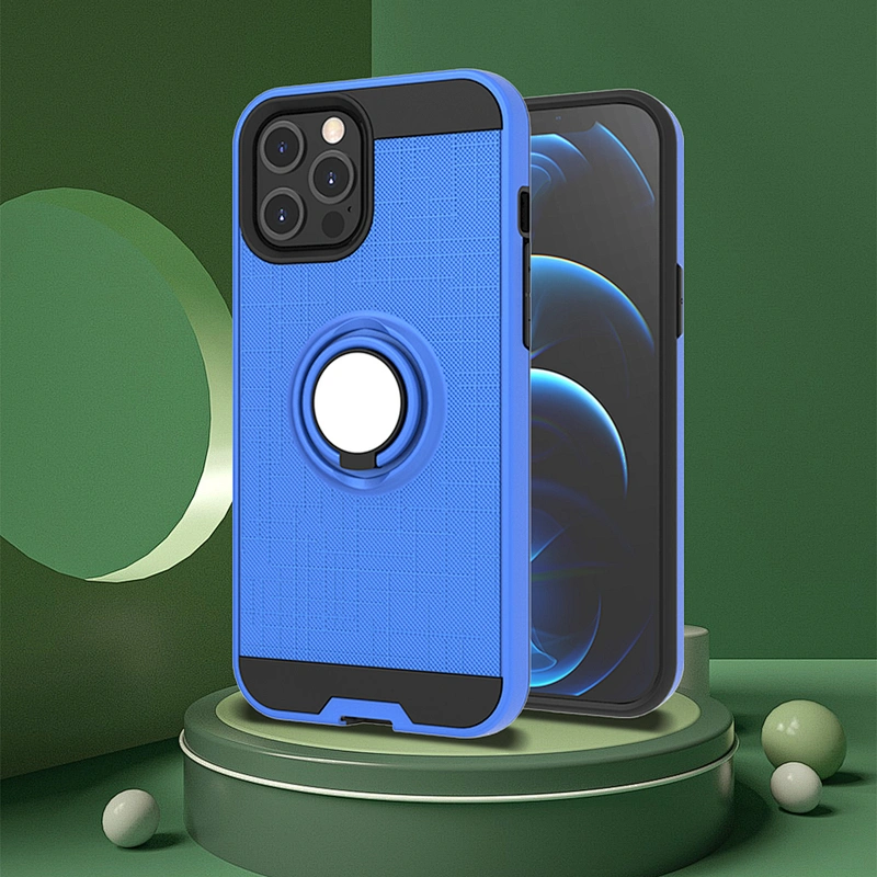 Fashion design 2 in 1 mobile phone back covers ring case for Motorola G Fast G8 G9 Power Lite 2020