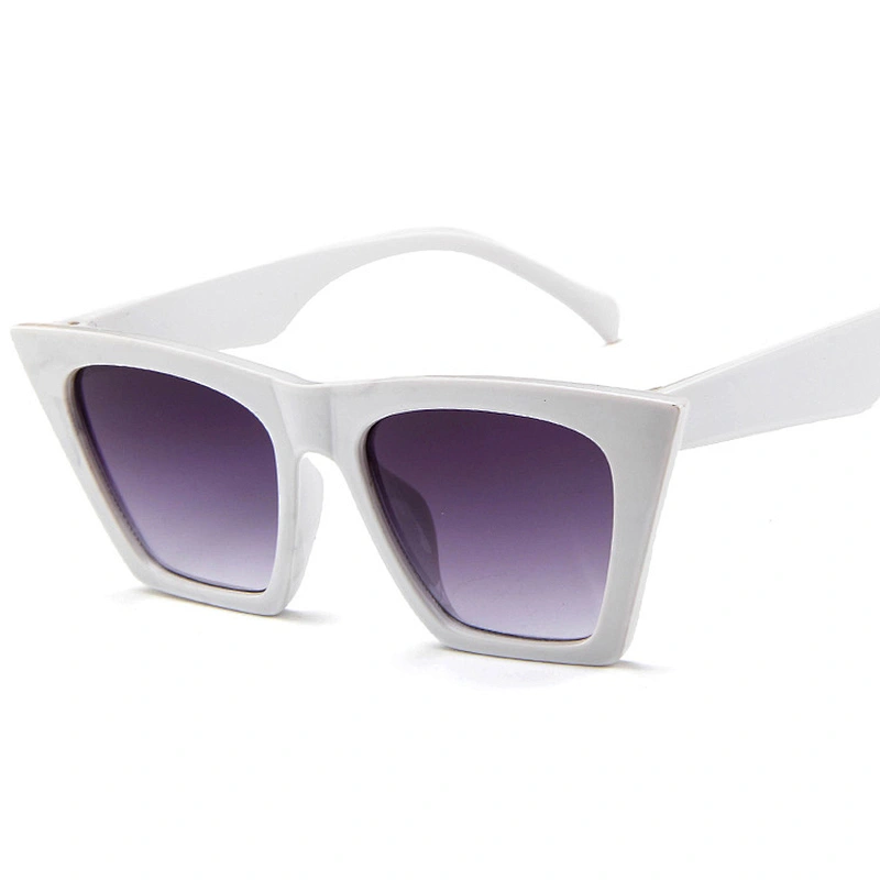 New Fashion Chic One Piece Oversized Sunglasses Vendor Flat Top Thick Frame Shades 2021