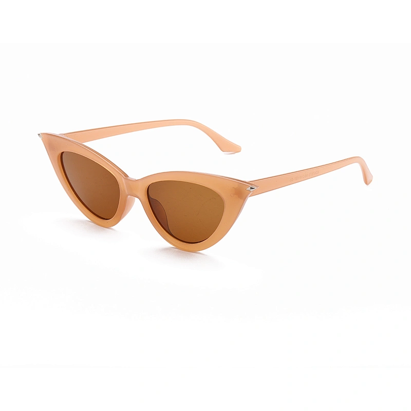 High Quality Women's Small Retro Modern High Pointed Cat Eye Sunglasses