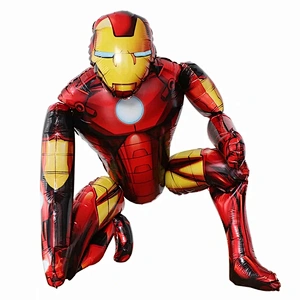 3D stereo assembly cartoon Super Heroes Cartoon Spider Man Ironman Balloon Party Balloons Toys Balloons