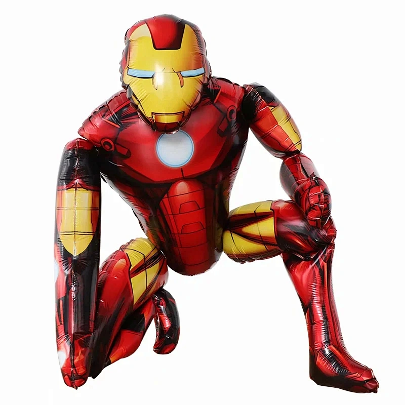 3D stereo assembly cartoon Super Heroes Cartoon Spider Man Ironman Balloon Party Balloons Toys Balloons
