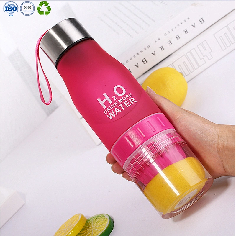 Outdoor fruit infuser water bottle