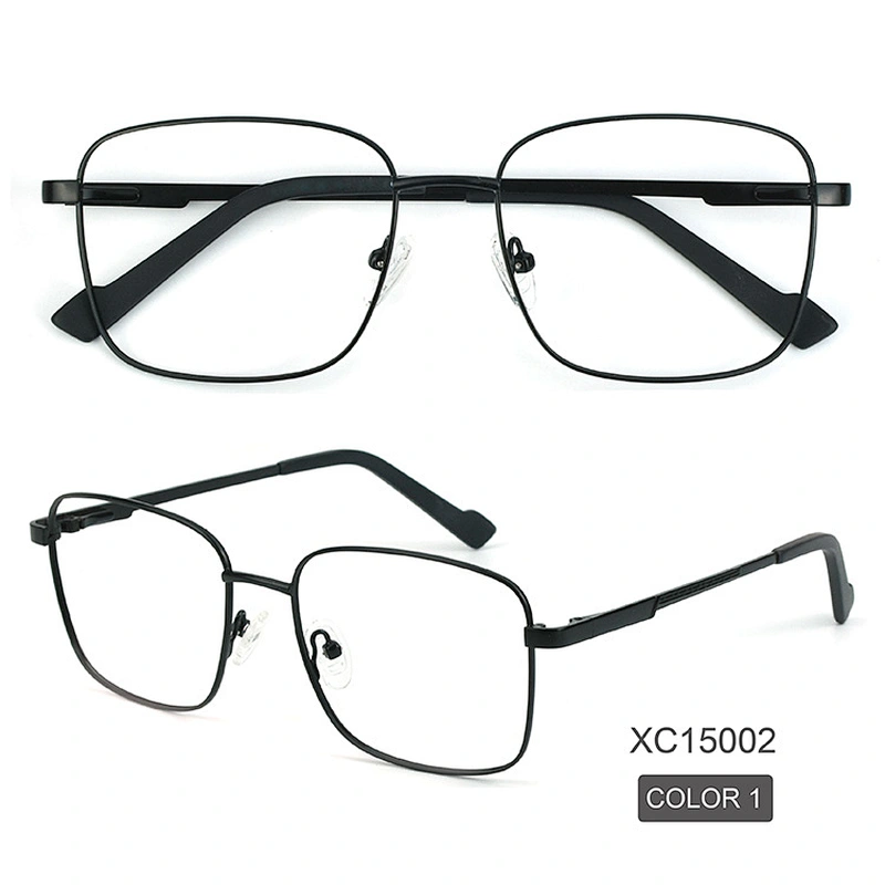 2021 Newest Square Frame Men Oversized Metal Optical Frames