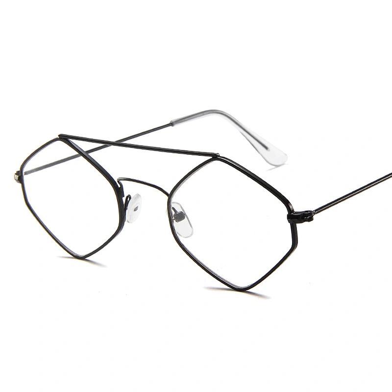 Fashion Men Women Diamond Sharp Sunglasses Clear Yellow Lens Shades UV400 Polycarbonate Shield New 2021