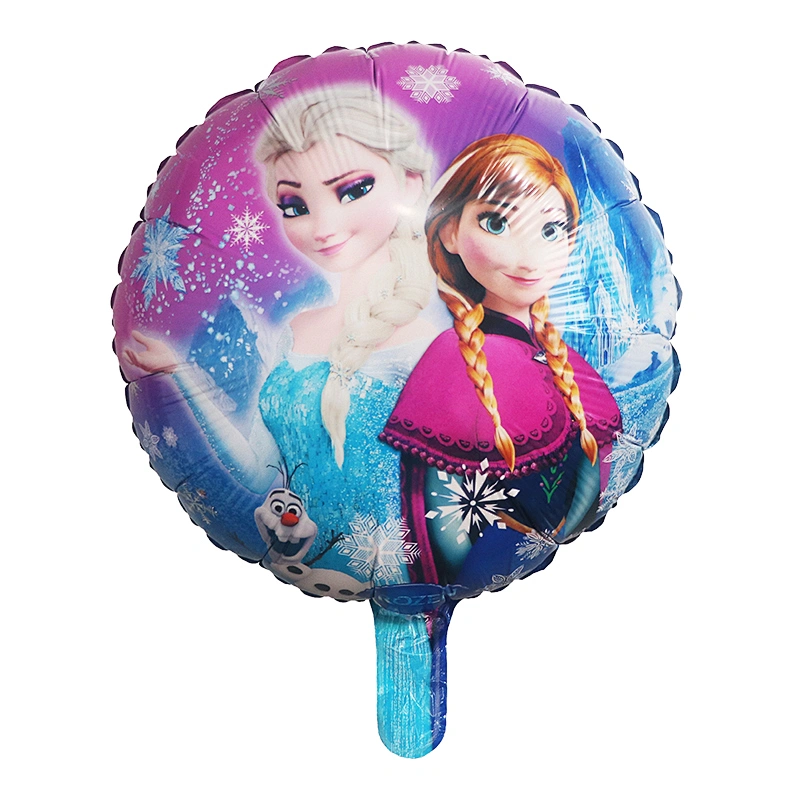 Frozen Elsa  and Anna Foil Balloon for Baby Girl Happy Birthday  Party Decoration