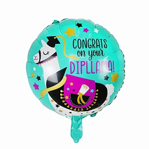 Hot Sale 18 Inch Square Shape Party Decoration Foil Balloon Graduation Balloons Manufactures