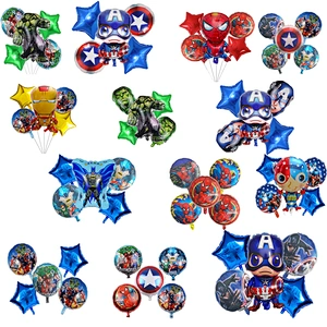 Super Hero Balloon Set Five Piece Party Decoration Supplies Hero Dream Balloon Five Piece Set Suit Balloon
