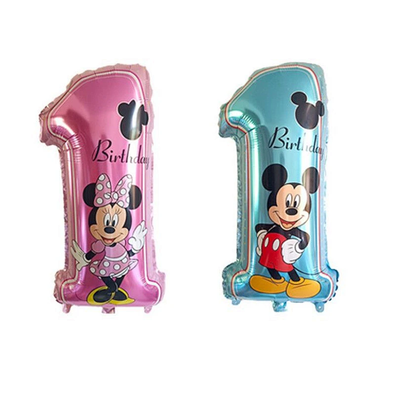Hot Selling Cartoon Mickey Minnie Foil Balloons Helium Balloon Boy and Girl Globos Birthday Baby Shower Party Decoration Balloons