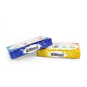custom 4x10ml premium liquid bottle package box with colorful printing