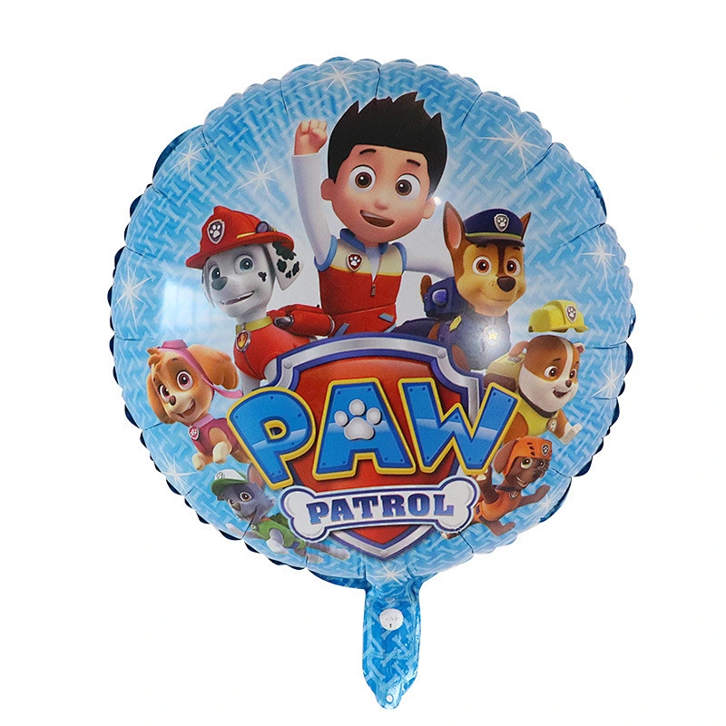 Cartoon Dog Patrol Paw Globos Aluminum Foil Balloon Children Kids Toy Birthday Party Baby Shower Decoration Balloon