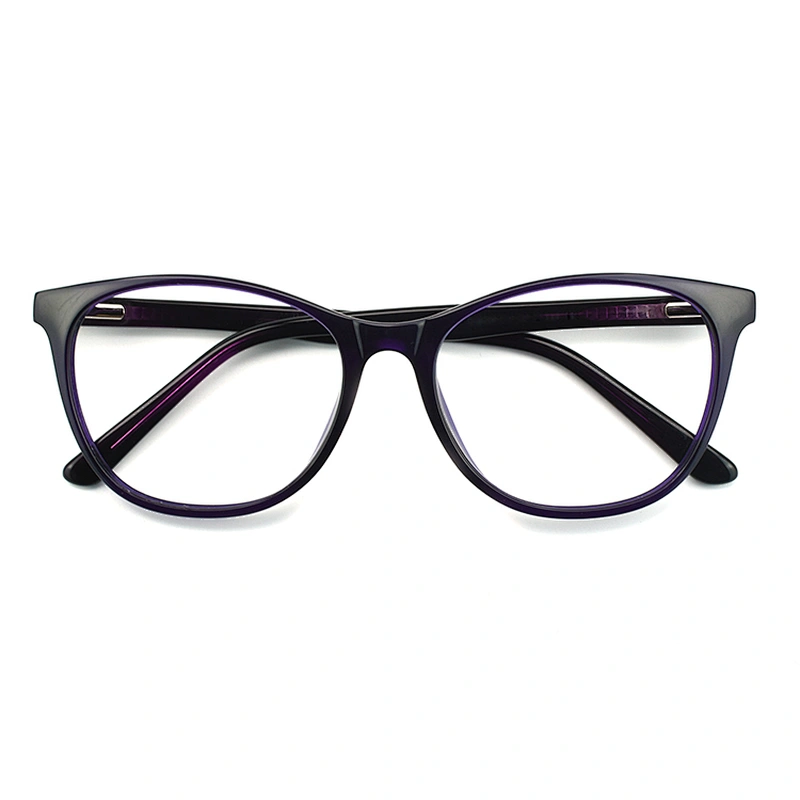 Classic Acetate Round Oversized Frames Optical Eyewear OEM/ODM Eye Glasses